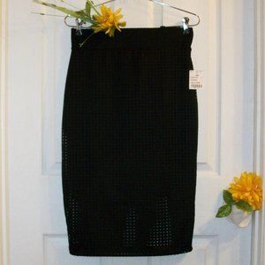 ULTRA TEEZE M Black Stretch Pencil Skirt NWT
